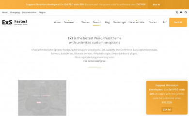 https://exsthemewp.com/demo/ screenshot