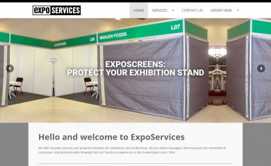 exposervices.co.za screenshot
