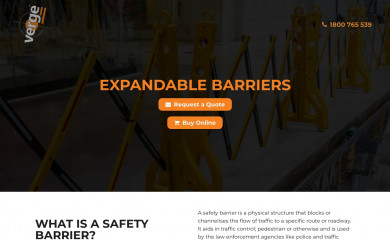 expandablebarrier.com.au screenshot