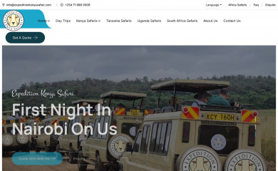 expeditionkenyasafari.com screenshot