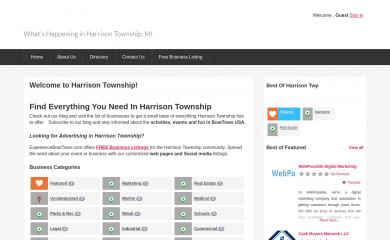 experienceboattown.com screenshot