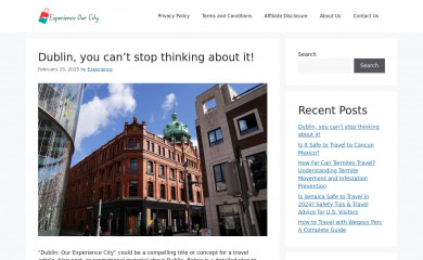 experienceourcity.com screenshot