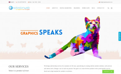 explosionweb.co.in screenshot