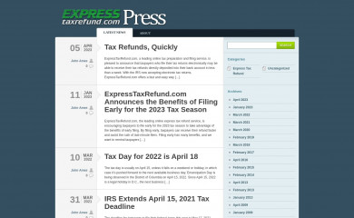 expresstaxrefundpress.com screenshot
