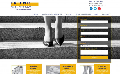 extendorthopedics.com screenshot