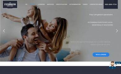 exterminationchomedey.com screenshot