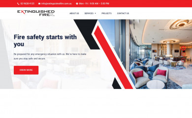 extfire.com.au screenshot