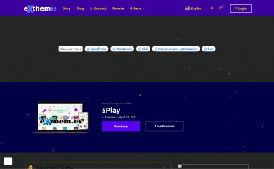 https://exthem.es/item/5play-themes-premium screenshot