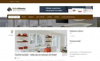 extradomov.sk screenshot
