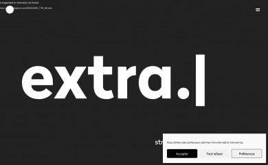 http://www.extralagence.com screenshot