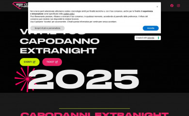 extranight.it screenshot