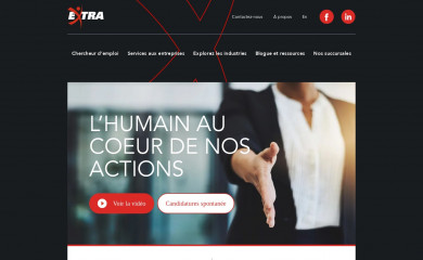 extraressources.ca screenshot