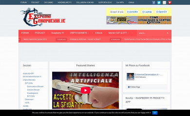 extremegeneration.it screenshot