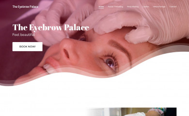 eyebrow-palace.com screenshot