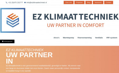 ezklimaattechniek.nl screenshot