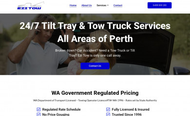 ezitow.com.au screenshot