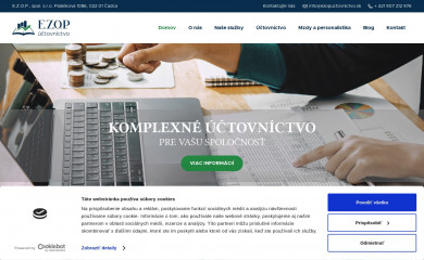 ezopuctovnictvo.sk screenshot