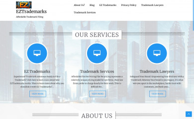 eztrademarks.com screenshot