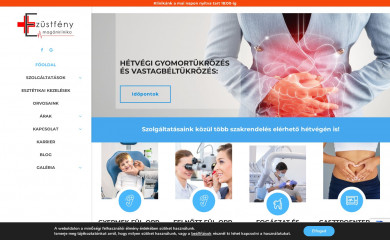 ezustfenyklinika.hu screenshot