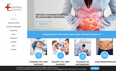 ezustfenyklinika.hu screenshot