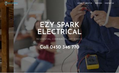 ezysparkelectrical.com.au screenshot