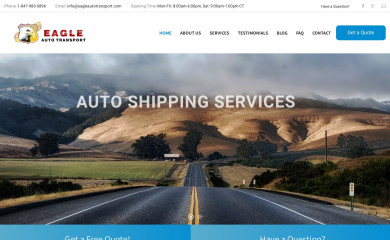 eagleautotransport.com screenshot