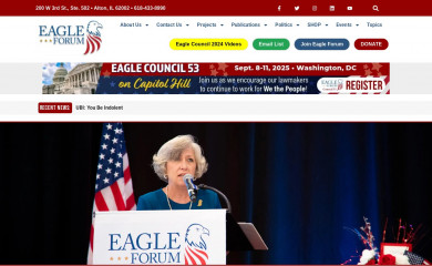 eagleforum.org screenshot