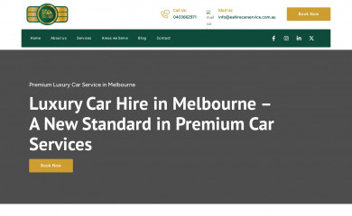 eahirecarservice.com.au screenshot