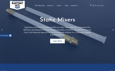 eastbaymfg.com screenshot