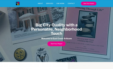 eastcoastartisans.com screenshot