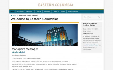 easterncolumbiahoa.com screenshot