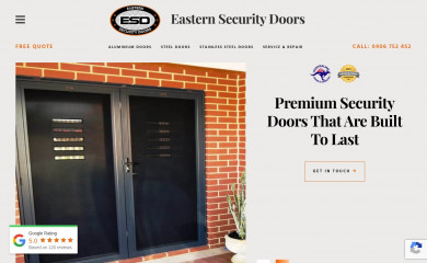 easterndoors.com.au screenshot