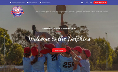 easternsuburbsbaseball.com.au screenshot