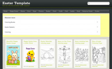 eastertemplate.com screenshot