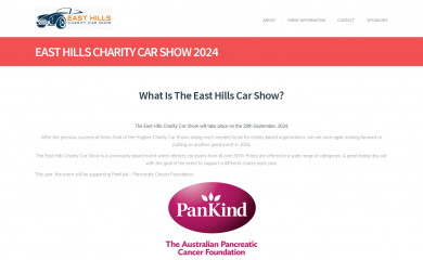 easthillscarshow.com.au screenshot