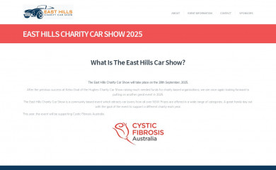 easthillscarshow.com.au screenshot