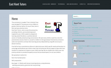 eastkent-tutors.co.uk screenshot