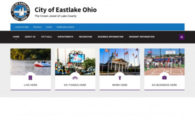 eastlakeohio.com screenshot