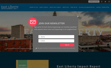 eastliberty.org screenshot