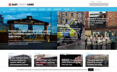 eastlondonlines.co.uk screenshot