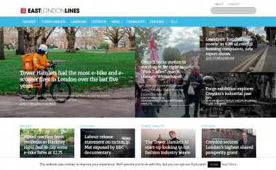 eastlondonlines.co.uk screenshot