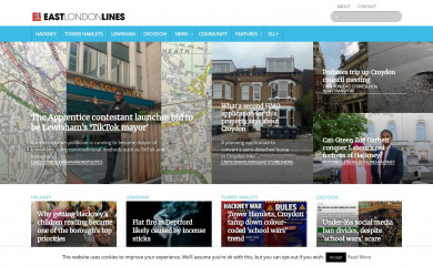 eastlondonlines.co.uk screenshot