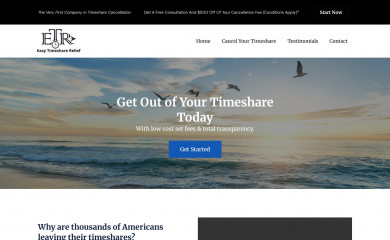 easytimesharerelief.com screenshot