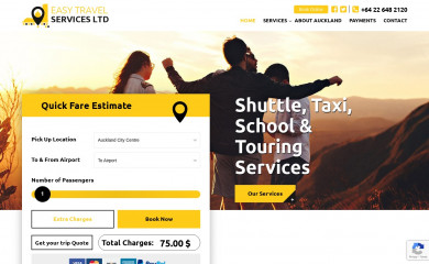 easytravelauckland.co.nz screenshot