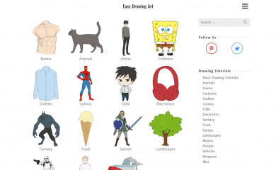 easydrawingart.com screenshot
