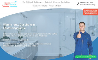 easydusch.de screenshot