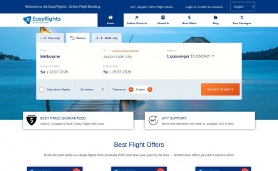easyflights.com.au screenshot