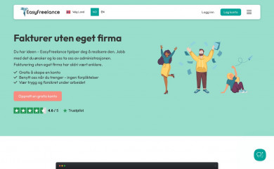 easyfreelance.no screenshot