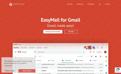 easymailforgmail.com screenshot