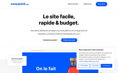 http://easyquicksite.com/ screenshot